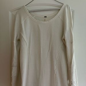 Free People Waffle Sweater